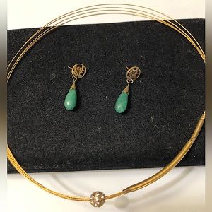 Beautiful set of choker and earrings